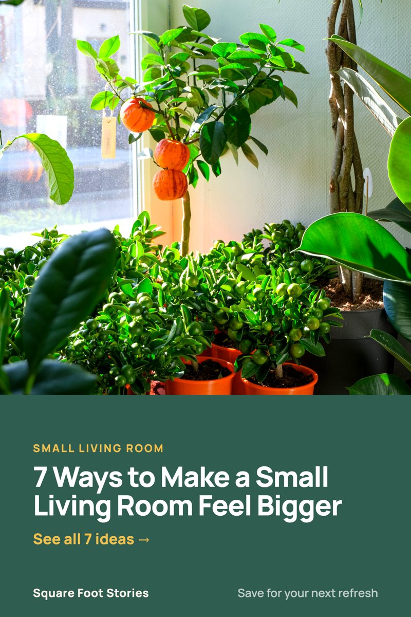 7 Ways to Make a Small Living Room Feel Bigger