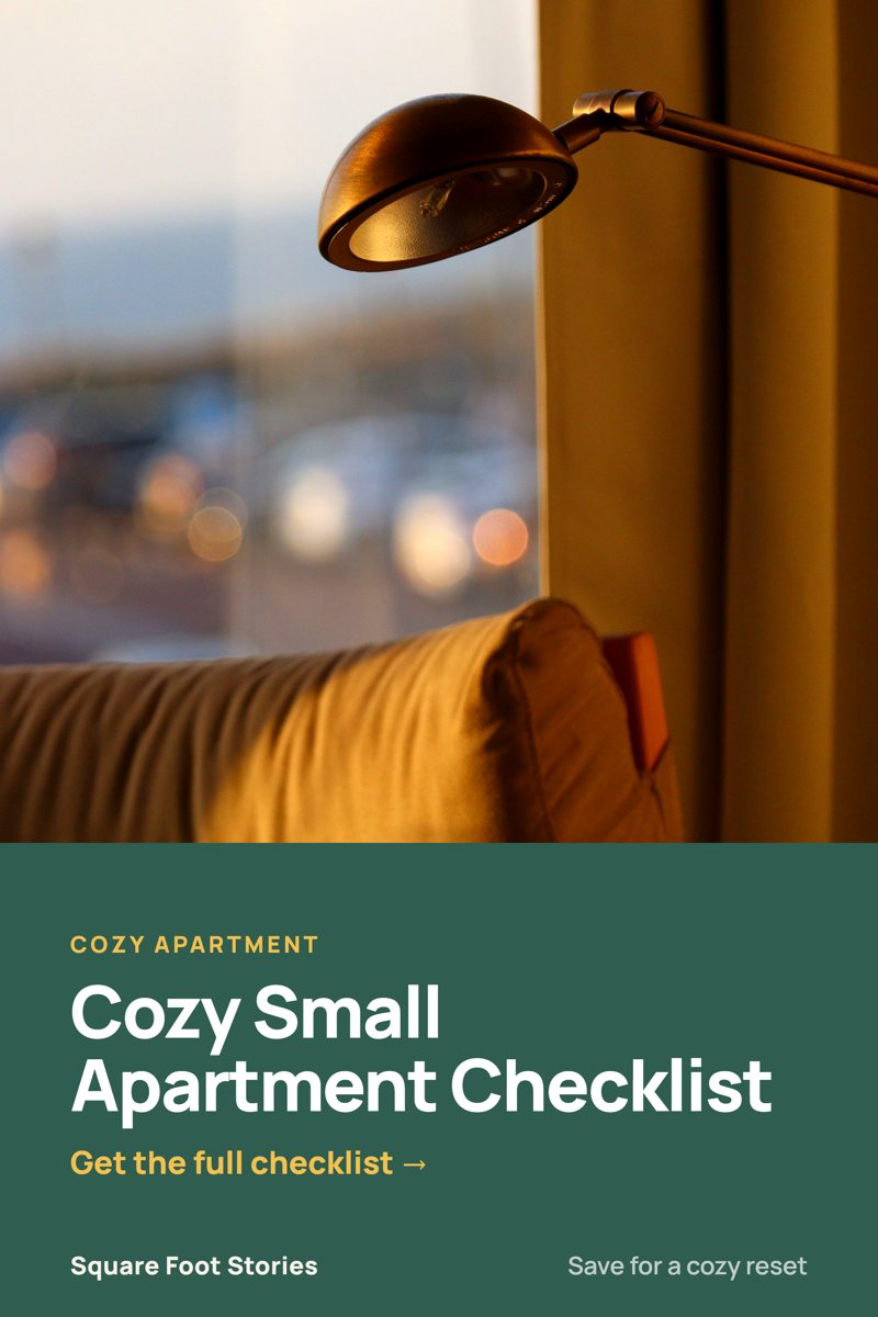 Cozy Small Apartment Checklist: 7 Easy Ways to Make It Feel Warm