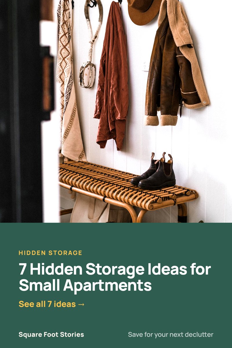 7 Hidden Storage Ideas for Small Apartments and Studios