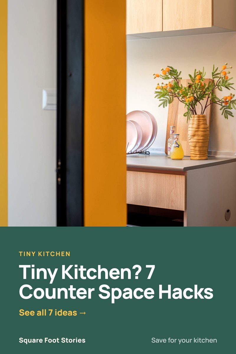 Tiny Kitchen Counter Space Hacks: 7 Ways to Free Up Room