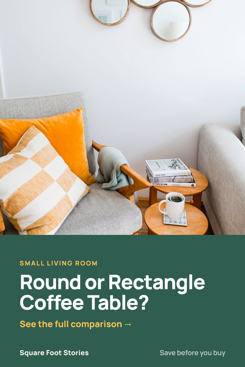 Round vs Rectangle Coffee Table: Which Is Better for a Small Living Room?