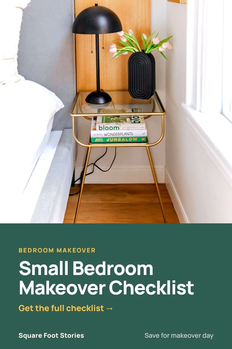 Small Bedroom Makeover Checklist: 7 Steps for a Fresh Look
