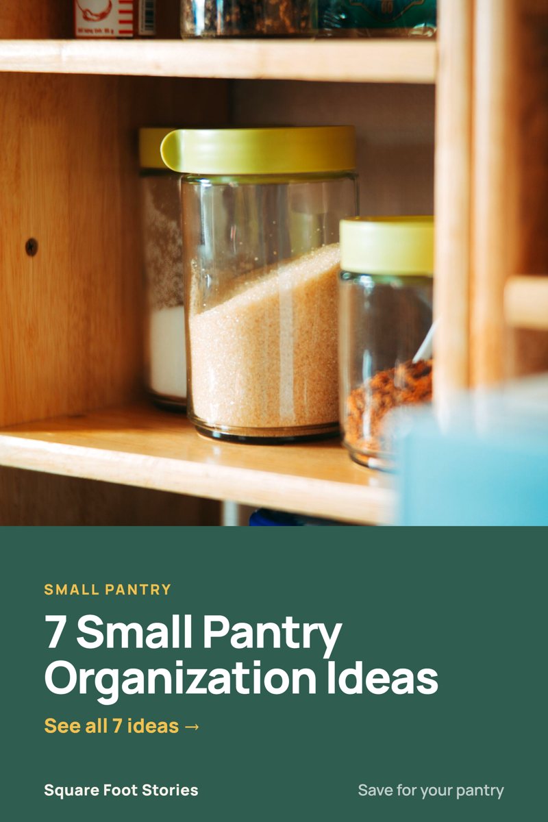 7 Small Pantry Organization Ideas That Fit More