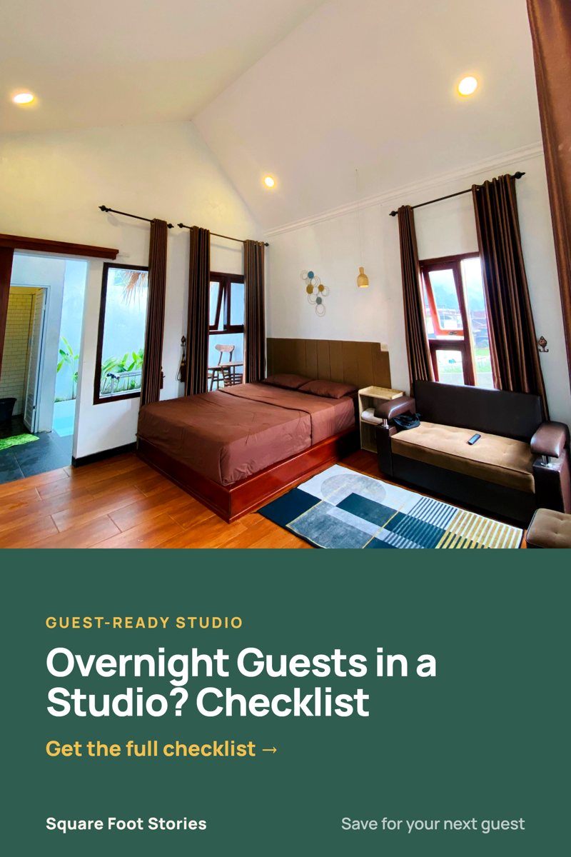 Overnight Guests in a Studio Apartment: A Simple Checklist